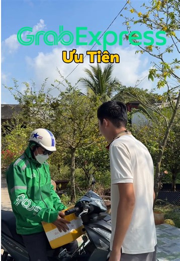 Cuối năm hàng nhiều mà khách hối thì nhớ tới GrabExpress nha mọi người #Grab #grabexpress
