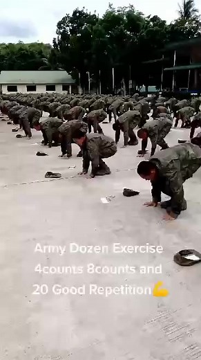 Army dozen exercise #PhilippineArmy #AFPyoucanTRUST #viralreels #fyp | Boss AJ TV