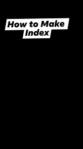 2K views | How to make index in msword #msoffice #words #education #instagood #facebookviral | Skill Made Easy | Facebook