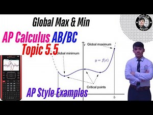 AP Calculus AB/BC | Topic 5.5 | Using the Candidates Test to Determine Absolute (Global) Extrema