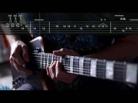 Metallica - Master of Puppets - Solo 1 - Guitar Tab Lesson - Playthrough