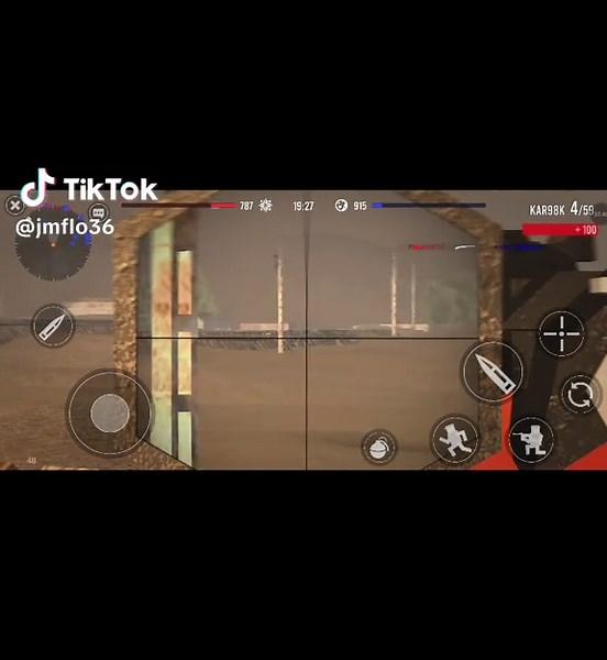 Long Sniper Shot in Battlefield WW2 Gameplay