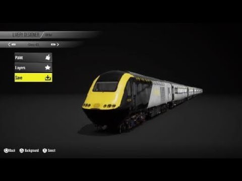 Train Sim World 3. How to make a Livery! Ep1. How to make the CB Rail Livery on the HST!