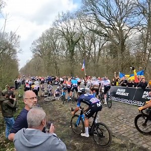 The insanity of Paris-Roubaix from inside the peloton! #ParisRoubaix 📺: Peacock | NBC Sports Cycling