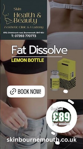 Body Fat Dissolve with Lemon Bottle