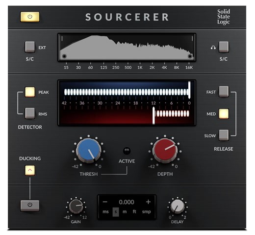 Sourcerer by Solid State Logic (SSL) - Dynamics Plugin VST VST3 Audio Unit AAX