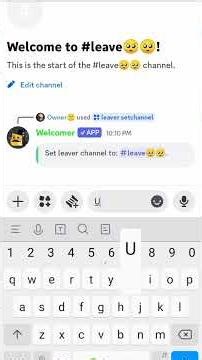 How to add leave command in discord server