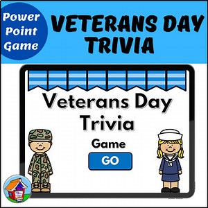 Veterans Day Trivia Quiz Game for PowerPoint™