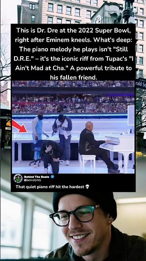 Dr. Dre's Secret Tupac Piano Tribute #DrDre #Tupac #hiphophistory