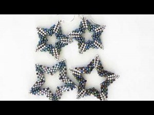 Large Open Double-Sided Star Bead Weaving Tutorial