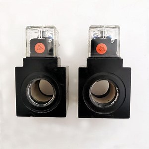 [Hot Item] Hydraulic Solenoid Valve Coil Bore 26mm Long 48mm AC220V AC110V with Socket Square Mfj Mfj12 Mfj12-54yc