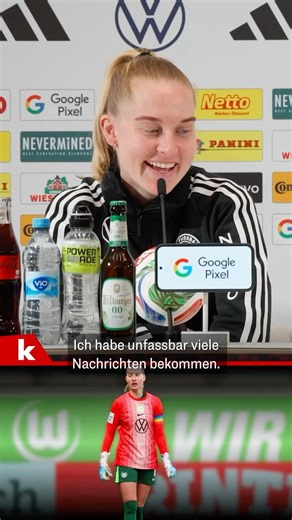 Minge nach Einsatz im Tor: "Hab unfassbar viele Nachrichten bekommen" #shorts