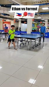 Ethan vs Forrest Meet AMERICAN walk-in players, Forrest and Chris who dropped by last January 22, 2025. 🤗🏓 They didn't bring their rackets because they like to travel light. We let them rent our rackets. 🤗🏓 They had fun playing at 88 Square Mall Table Tennis Center while waiting for their flight to Bohol on that day. They promised to play again when they're back in Manila. ✈️🏝 Safe travels! See you again soon Forrest and Chris! 🤗🏓 #tabletennis #american #tourists #tabletennisplayer #table