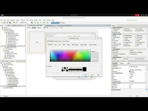 Desain Panel Siswa - Series Belajar CRUD Java GUI