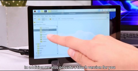 waveshare 7inch IPS Integrated Display Compatible with Raspberry Pi 5/4B/3B+/3B/2B/B+/A+/Zero/Zero W/WH/Zero 2W Supports Jetson Nano and Windows PC 1024 × 600 Resolution with Touch with Accessories