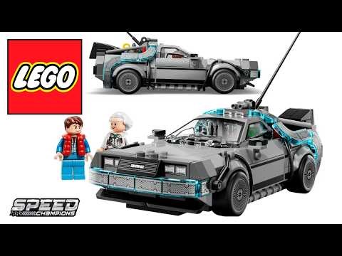 LEGO Back to the Future Time Machine Speed Build | LEGO 77256 DeLorean