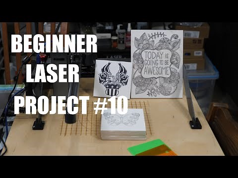 Beginner Laser Project 10 Ceramic Tile