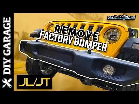Jeep JL/JT Factory FRONT Bumper Removal - Guide