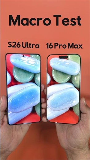 S26 Ultra vs iPhone 16 Pro Max Macro Camera Test