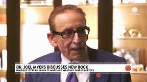 Dr. Joel Myers discusses his book at The Explorers Club in NYC
