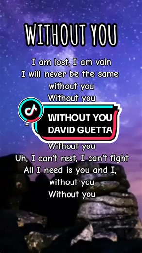 Without You- David Guetta ft. Usher #withoutyou #withoutyoulyrics #davidguetta #niellyriczzz #lyrics #foryou