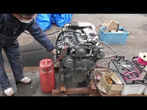 No.3297 ヤンマー 4JH-DTZ 75ps Yanmar 【Used Marine Diesel Engine Amakusa Marina マリンエンジン】