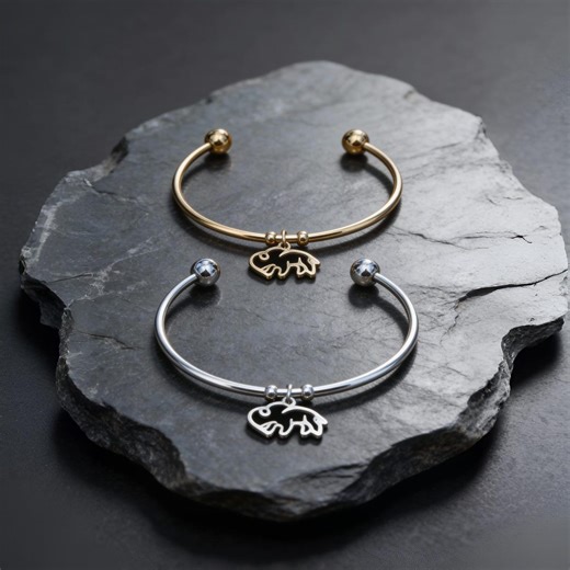 Buffalo Charm Bracelet Dangle Jewelry Minimalist Accessory Bison Gifts for Her Animal Lovers - Etsy