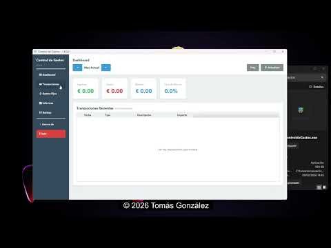 Control de Gastos (JavaFX + SQLite): Ingresos, Gastos, Categorías y Resumen Mensual | OFFLINE