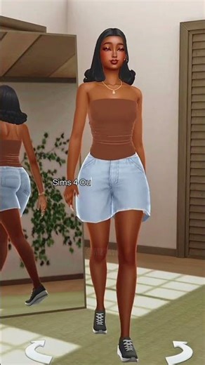 Sims 4 Outfit Idea With CC part 3 #sims4 #sims #simscc