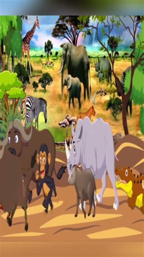 African Wild Animal Sounds And Names For Kids. #shorts #safari. #kids #baby #cartoon