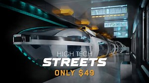 9.6K views · 340 reactions | Introducing 퐇퐢퐠퐡 퐓퐞퐜퐡 퐒퐭퐫퐞퐞퐭퐬  퐎퐧퐥퐲 $ퟒퟗ - This Week Only❗ High-speed monorails. Holographic dashboards. Glass-shielded towers. Light the walkways of your high tech tomorrows for only $49 this week only! https://kitbash3d.com/products/high-tech-streets | KitBash3D | Facebook