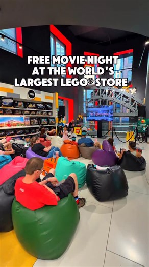 Did you know you can have FREE movie nights at the world’s largest @legocertifiedstores_anz Store? Sign up as a LEGO® Certified Stores VIP Member to receive exclusive invitations to special in-store events like this. It’s free to join and you’ll be the first to hear about new and exclusive LEGO® set launches. LEGO® Santa was in attendance for this Christmas Movie Night screening of Santa Claus (1994) and the event included gift bags for everyone, food and drink and surprise prizes for a few luck