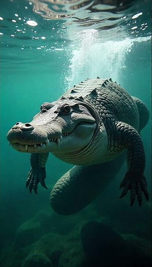 "Wildlife Showdown: Python vs Crocodile | Real Animal Fight in the Jungle"