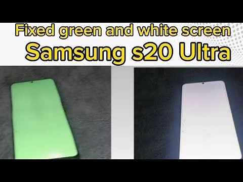 Samsung s20 Ultra green and white screen fixed | Mamshie Gina Tv