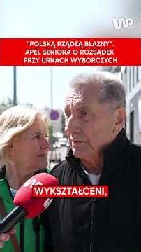 Sernior deeply disappointed with Polish politicians. "None of them are good for anything."
