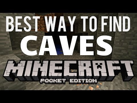 The BEST Way to Find Caves in Minecraft! (GUIDE) (PE Win 10 Console)