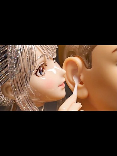 【ASMR】ガラスの少女の耳かき🫧｜Glass Girl Ear Cleaning ASMR (Whisper & Breath)