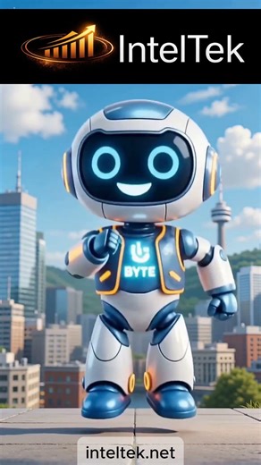 🤖 Je vous présente Byte — la mascotte IA d'IntelTek !