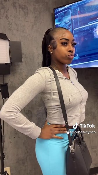 frontal pony 🖤🩶 | frontal ponytail