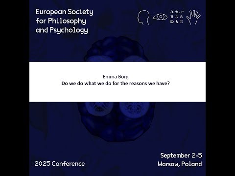 Emma Borg - Do we do what we do for the reasons we have? | ESPP 2025 Keynote