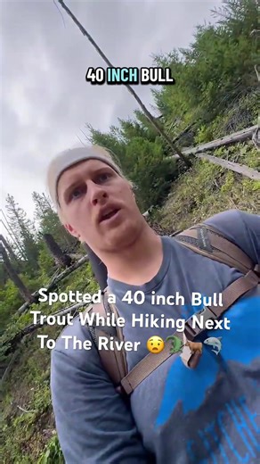 You won’t belive this rare 40 inch bull trout I found! #flyfishing #fishing #outdoors #rare