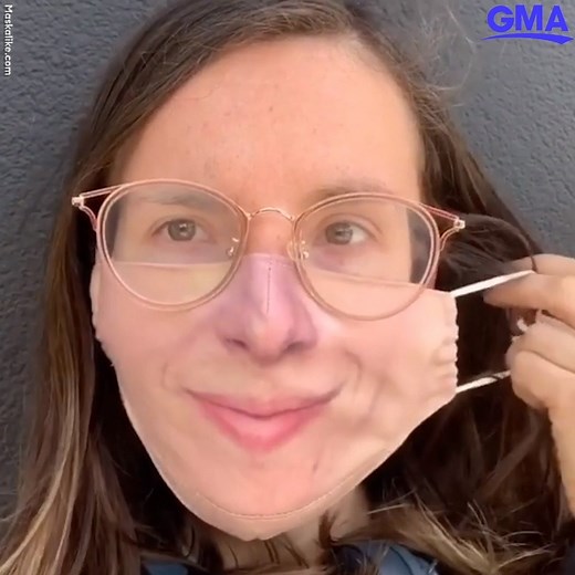 403K views · 812 reactions | These hyper-realistic face masks are the optical illusions we didn’t know we needed. Designer Danielle Baskin says the masks could help with facial recognition for nursing home patients. https://gma.abc/2kZrVEQ | Good Morning America | Facebook