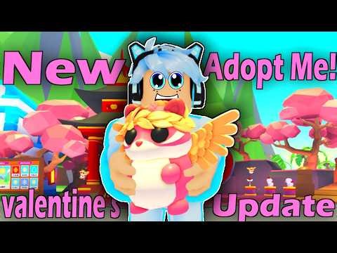 New valentine's update in Adopt Me Roblox!!