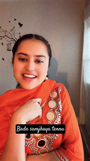 Bada Samjhaya Tennu ll WhatsApp lyrics song status ll #shorts #shortsfeed