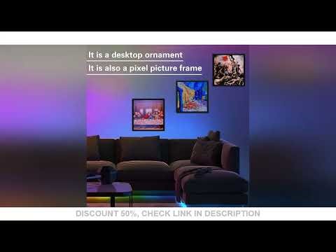 Smart LED Matrix Pixel Screen Display APP Control Programmable Night Light Digital Pixel Photo Frame