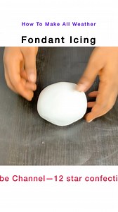 99K views · 3.6K reactions | How To Make Fondant Icing. Click & watch  https://youtu.be/C4nNhl5Hk0s?si=wpCxsY7zGEMZMvGx | 12StarConfectionery | Facebook