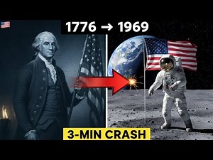 US History Crash Course: Revolution to Moon in 3 min 😂