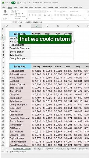 How to return multiple values using Vlookup in Excel! #excel #spreadsheets #vlookup