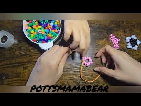 DIY Star Made With Pony Beads