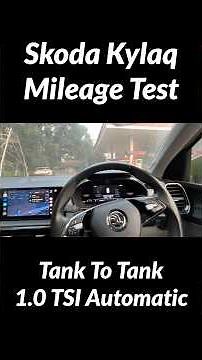 Skoda Kylaq Real Mileage Test | Tank-to-Tank Result ||Skoda Kylaq Petrol Mileage Test | Real Numbers